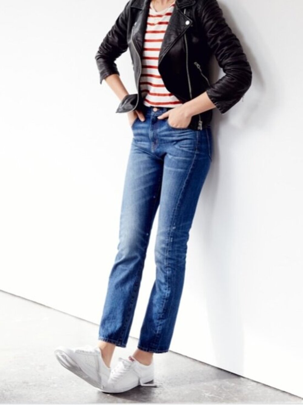 Madewell - Cruiser Straight Leg Blue Jeans Button Fly - Size 27